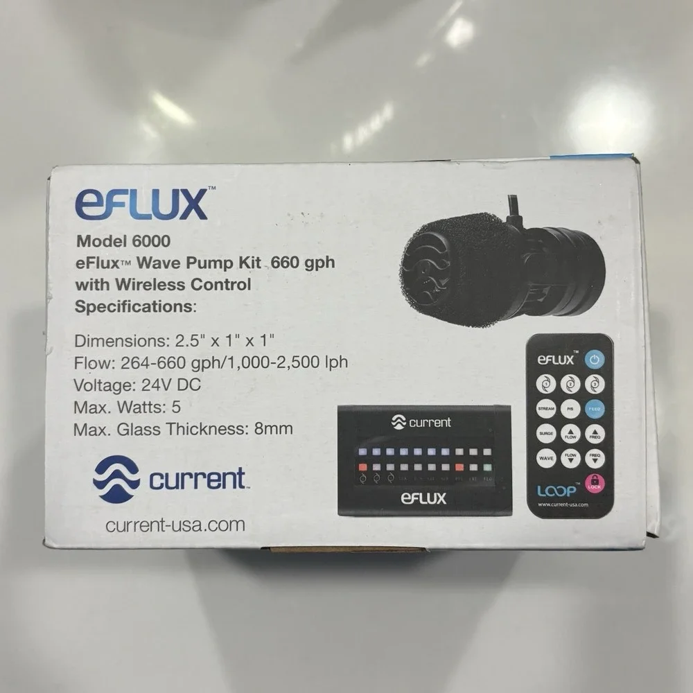 Current USA eFlux Wave Pump Kit 660 GPH Wireless Control LOOP Model 6000